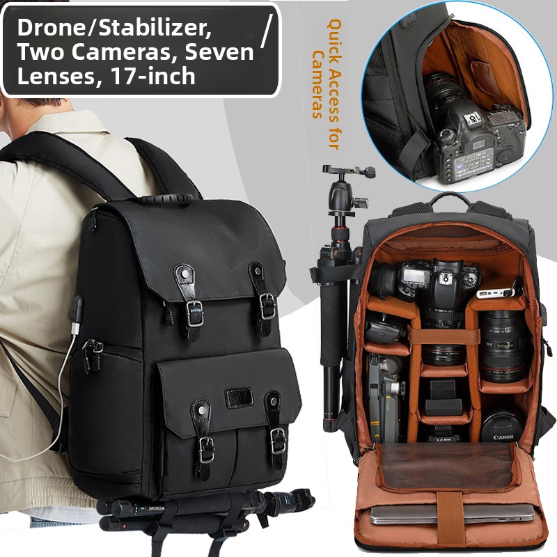 Drone Camera - Mochila Profissional para Câmera DSLR, Grande