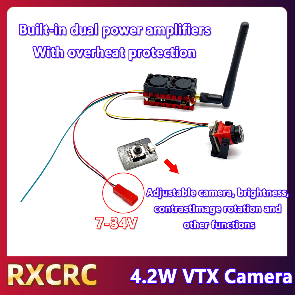 Rxcrc 5.8g 48ch 4.2w transmiss - Drone Frame avaliação e preço