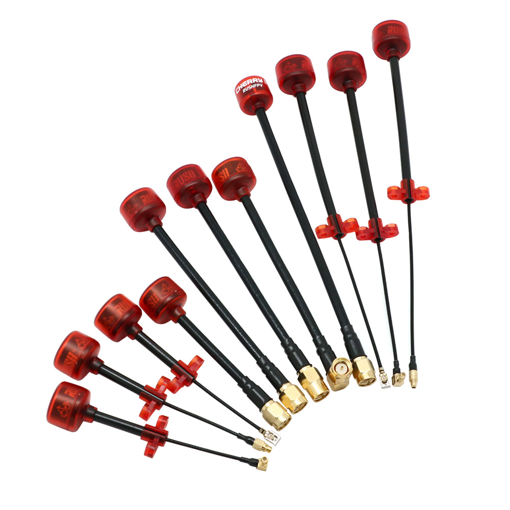 Rush cereja fpv 5.8g antena lh - Drone Esc avaliação e preço
