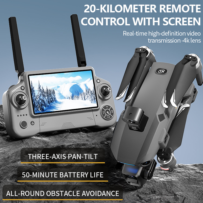 Novo Drone 8K com Câmera Dupla - Drone Gps Mount avaliação e preço