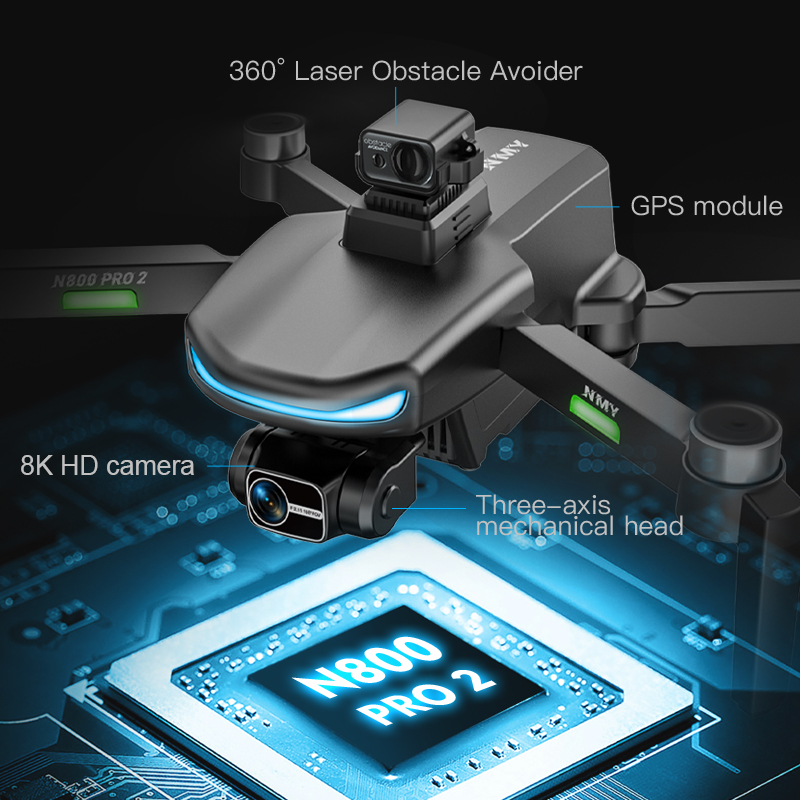 Drone GPS N800 PRO 2 Profissio - Drone Gps Mount avaliação e preço