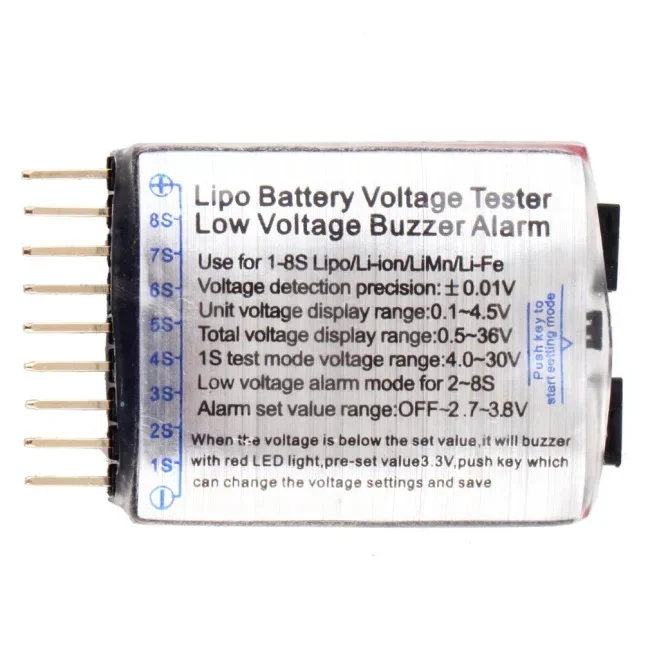 1/2/5 pces rc display de tensã - Drone Buzzer avaliação e preço